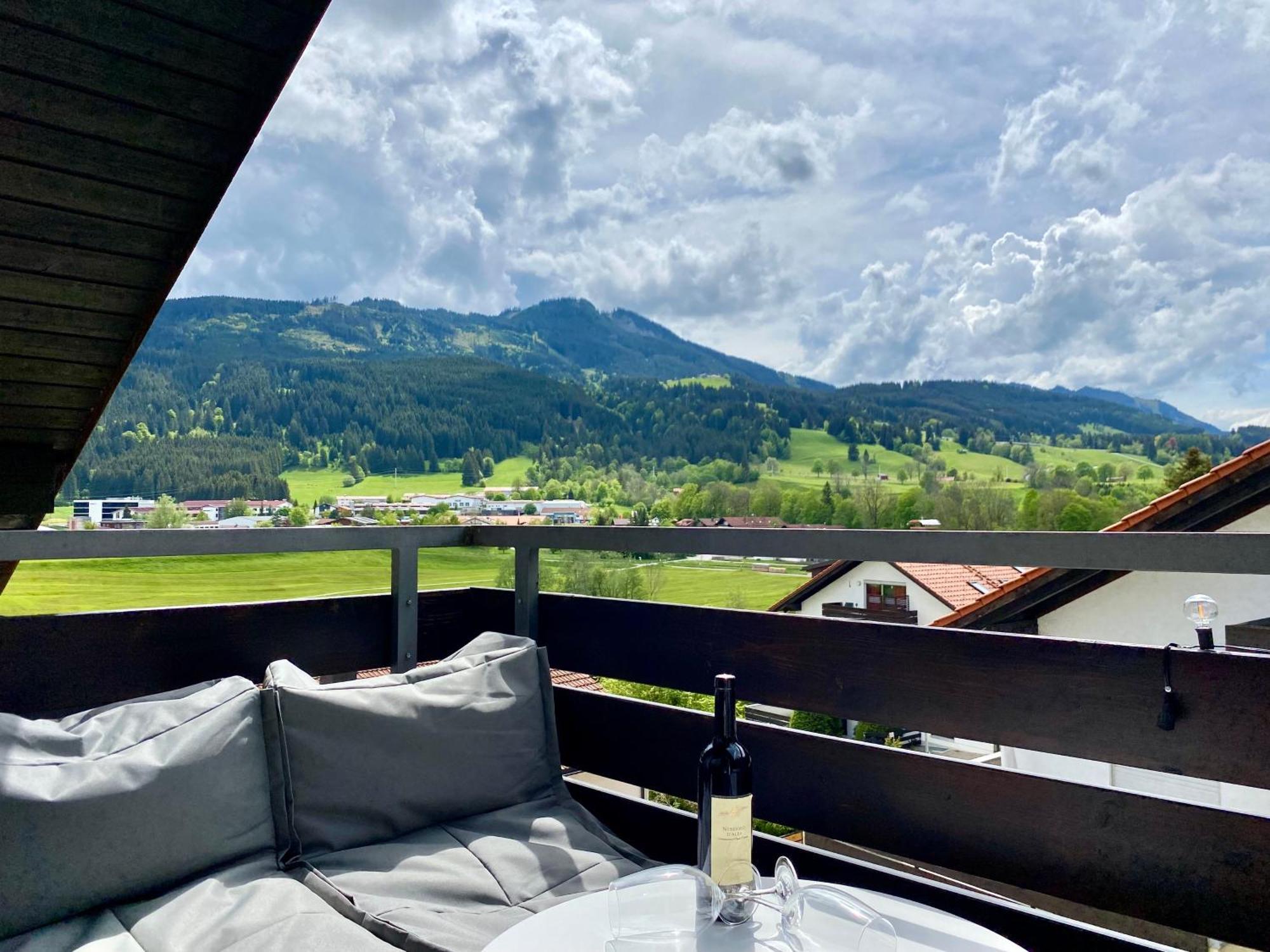 Best Butler Alpspitz Apartment Kueche Parken Balkon Nesselwang Kültér fotó