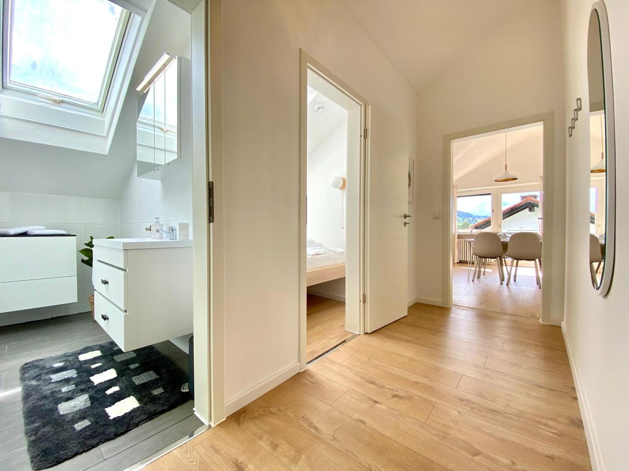 Best Butler Alpspitz Apartment Kueche Parken Balkon Nesselwang Kültér fotó